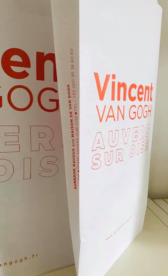 Pochettes automatique papier kraft blanc lisse 70grs soufflets latéraux. Impression 5 _ d_encrage